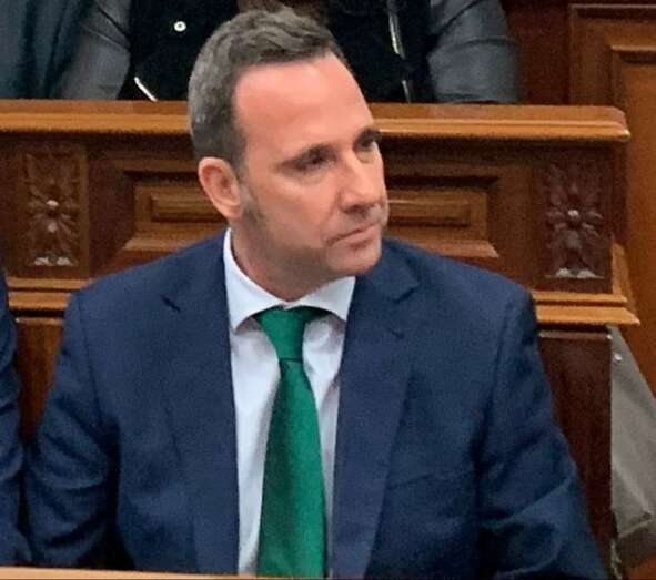 Eloy Santana, concejal de Vías y Obras (Foto TA)